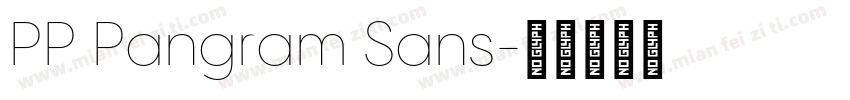 PP Pangram Sans字体转换
